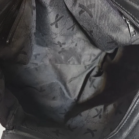 Paloma Picasso Black Shoulder Bag with Gold Logo - Picture 15 of 16